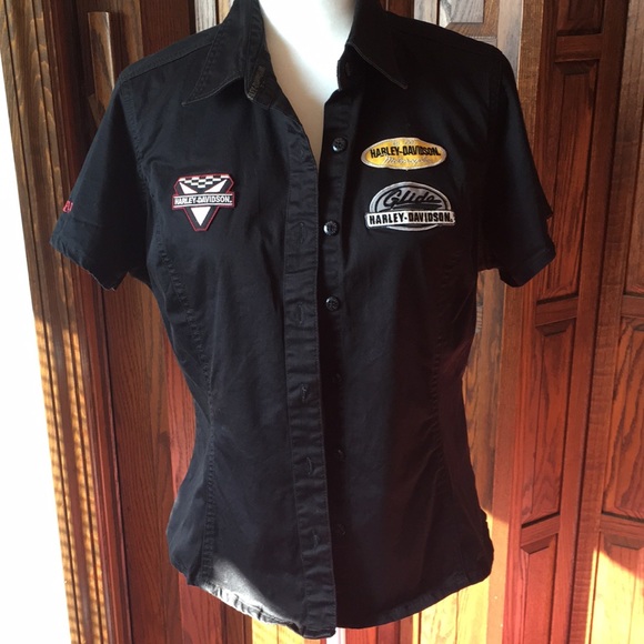 🌟FINAL Price🌟Harley Davidson Woman’s Blouse - Picture 1 of 5